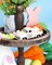 Easter Farmhouse Metal Truck with Bunny Butt Carrots Vintage Pickup Truck for Easter Spring Holiday Home Kitchen Tiered Tray Tabletop Bookshelf Decor